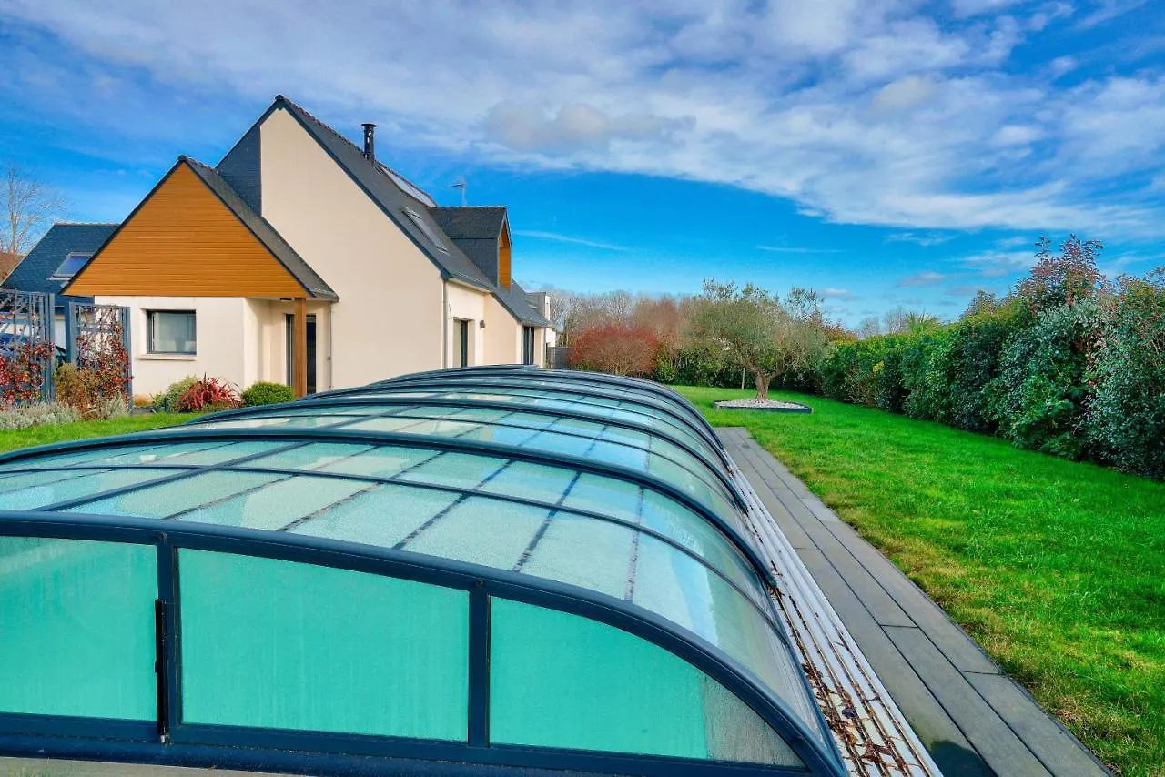 Nyaraló Pays Bigouden, Maison Pour 8 Avec Piscine Plonéour-Lanvern Franciaország